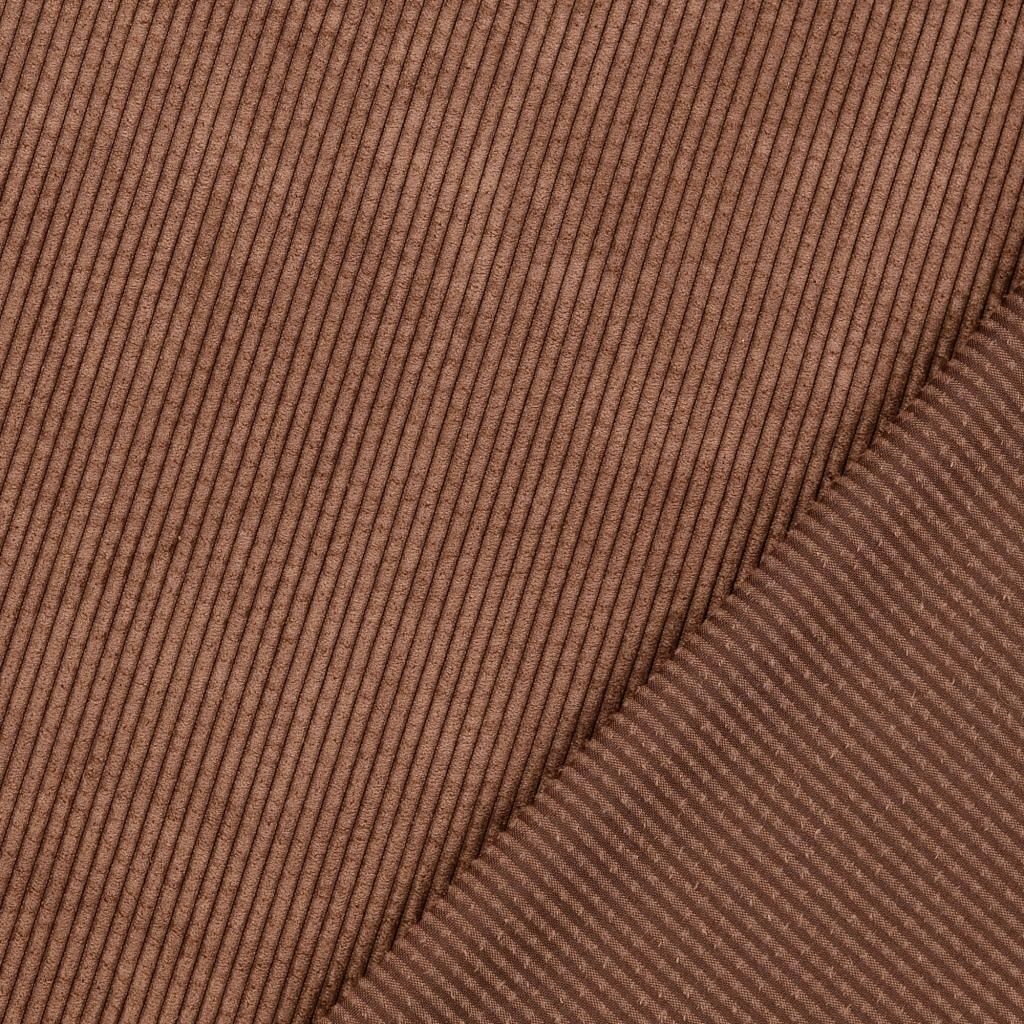 Stretch Corduroy Fabric Chocolate