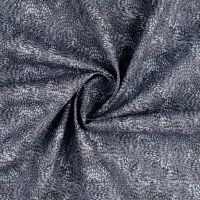 Cotton Poplin Fabric Swirls Black