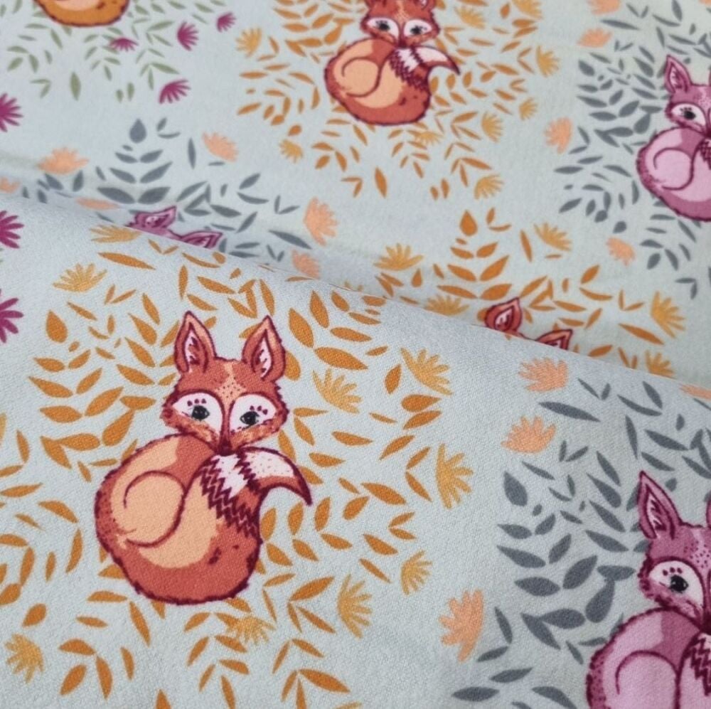 Brushed Cotton By Art Gallery Fabrics Foxes Crafting Magic