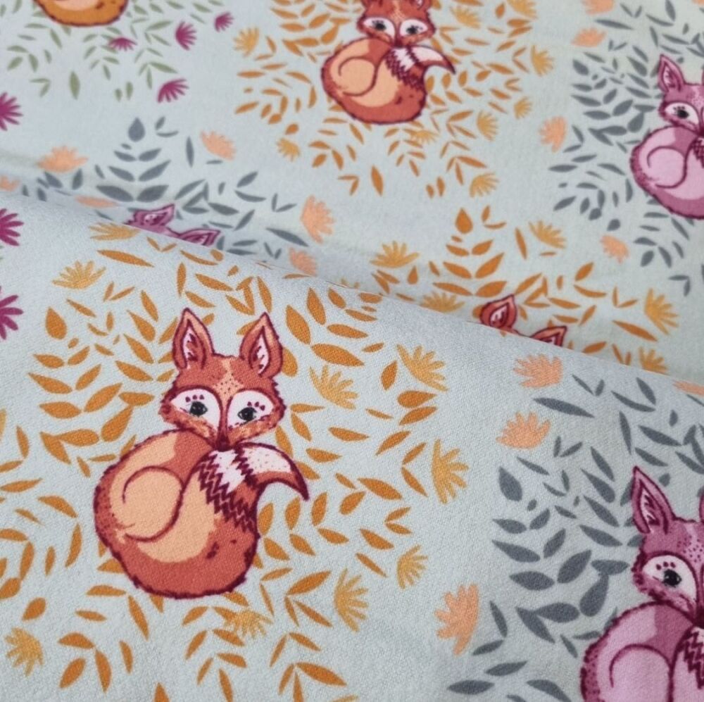 Brushed Cotton By Art Gallery Fabrics Foxes Crafting Magic