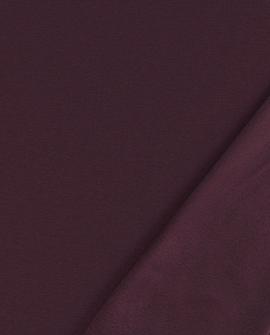 Alpine Fleece Fabric Fur Backed Purple