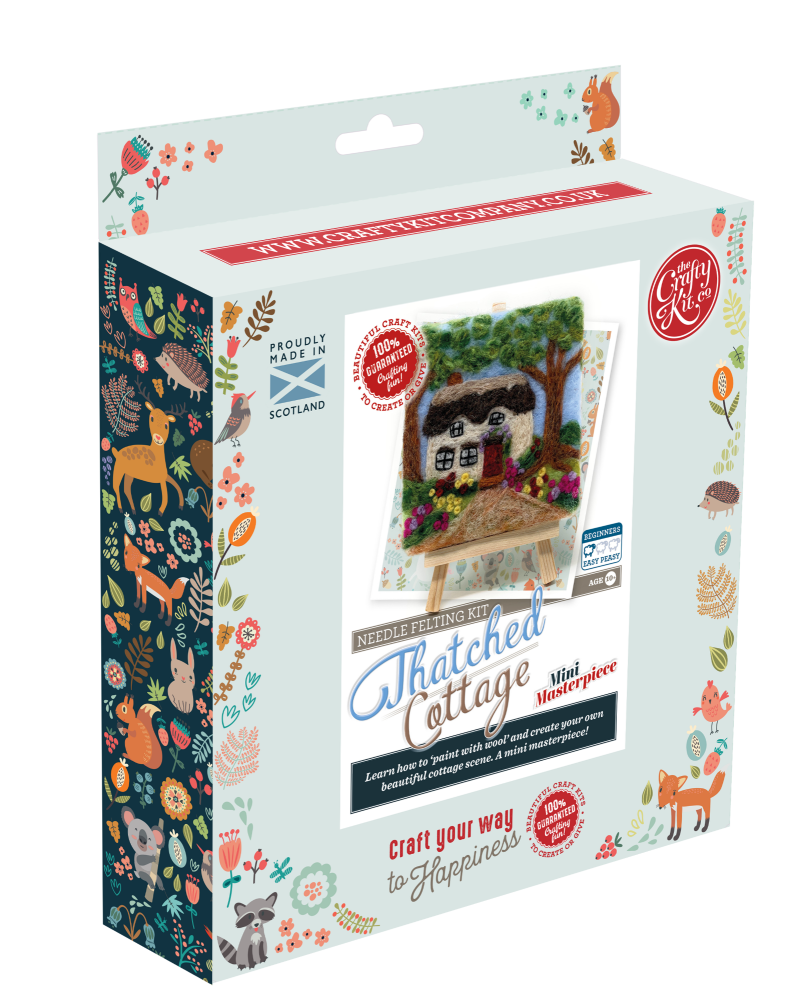 Mini Masterpiece: Crafty Cottages - Thatched Cottage Needle Felting Kit