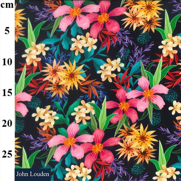 Viscose Twill Fabric Blooming Marvelous