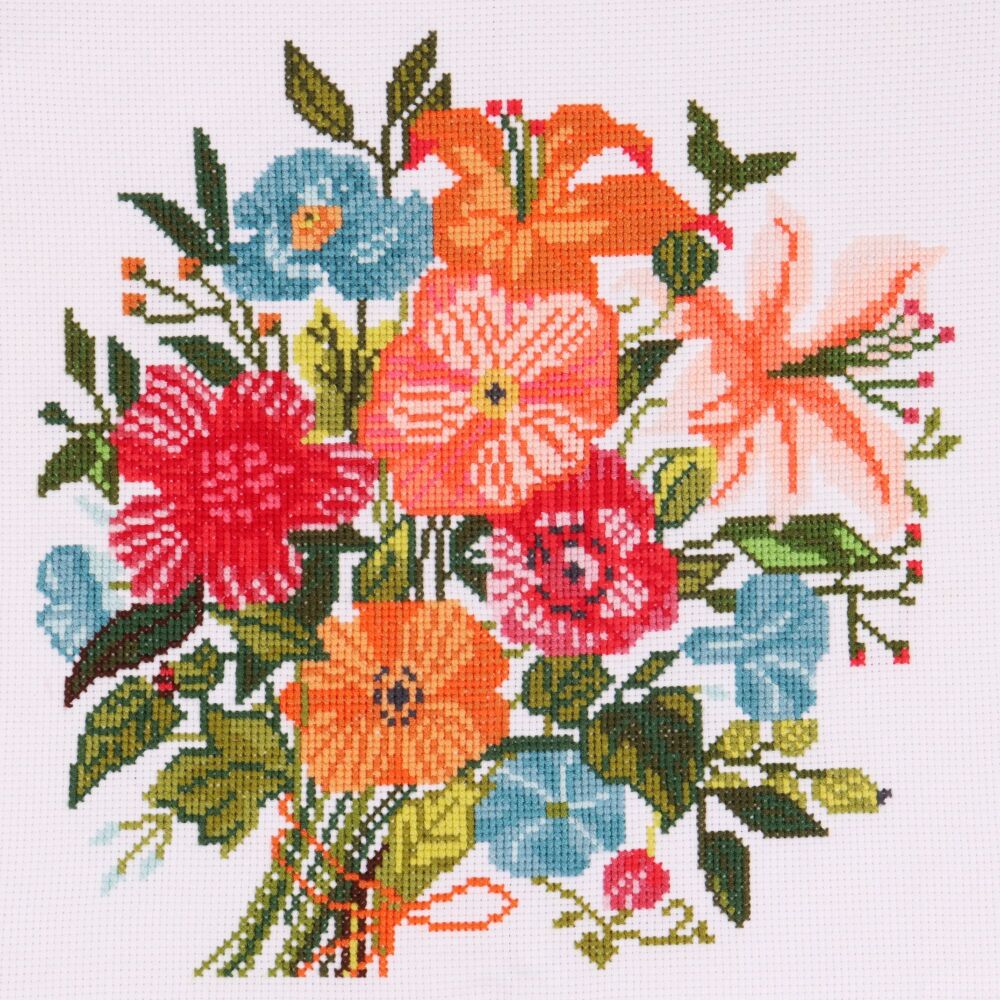 Counted Cross Stitch Kit: Large: Floral Bouquet