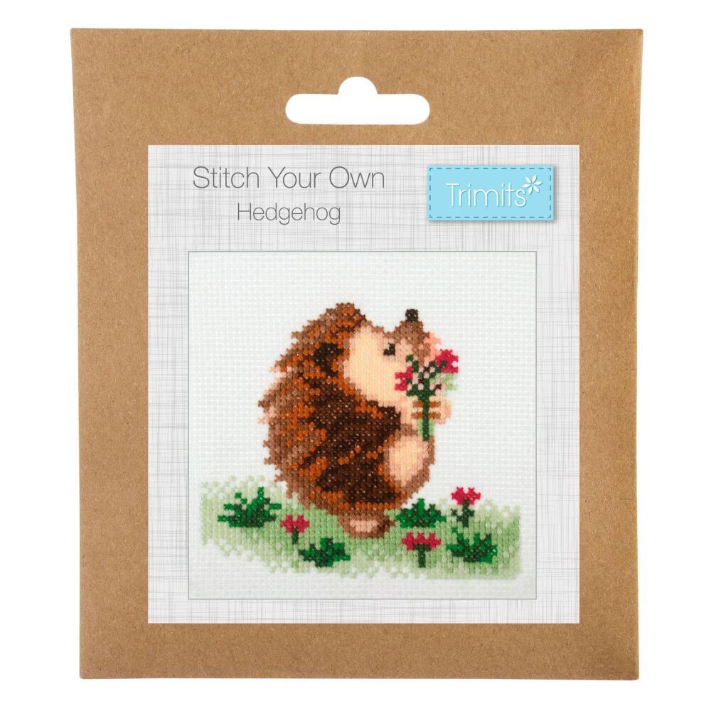 Counted Cross Stitch Kit: Hedgehog