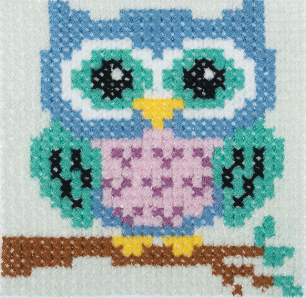 Learn to Cross Stitch Kit: Owl