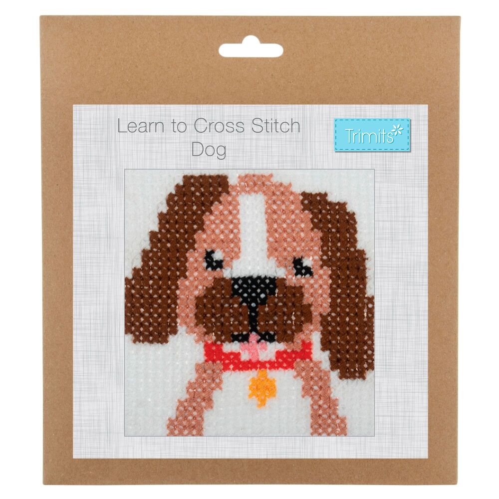 Learn to Cross Stitch Kit: Dog