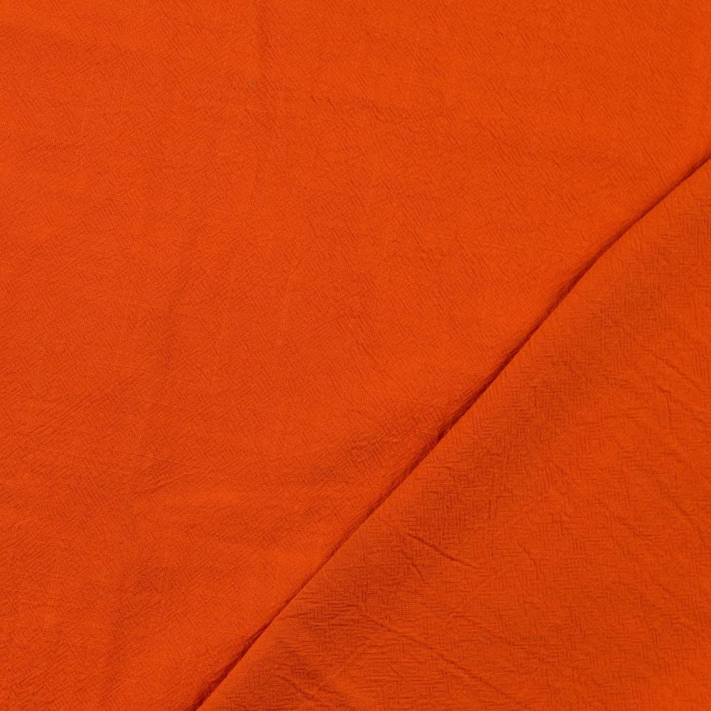 Vintage Cotton Fabric Orange 4013