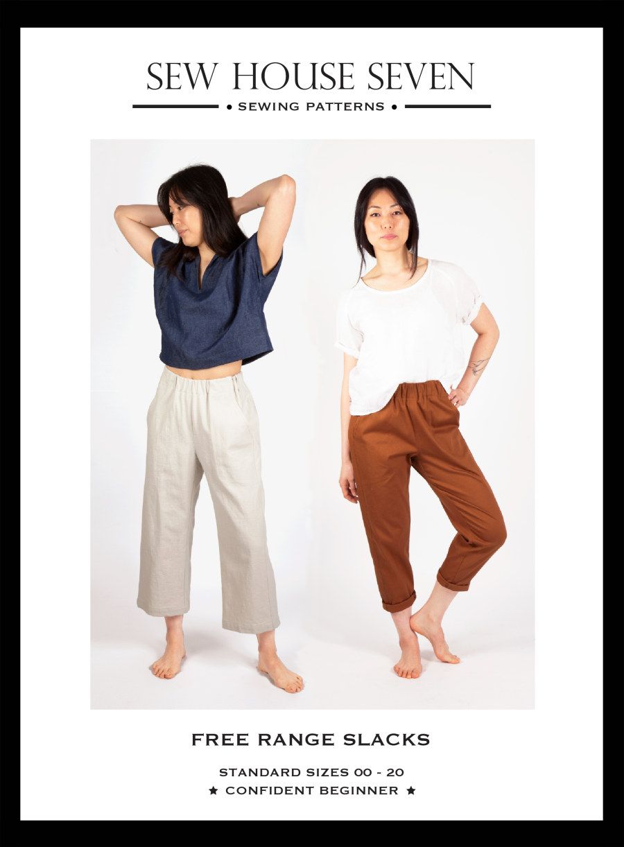 Free Range Slacks Pattern 00-20 by Sew House Seven