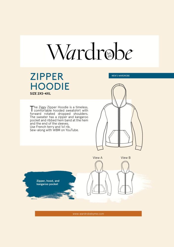 MEN'S Zipper Hoodie Wardrobe By Me
