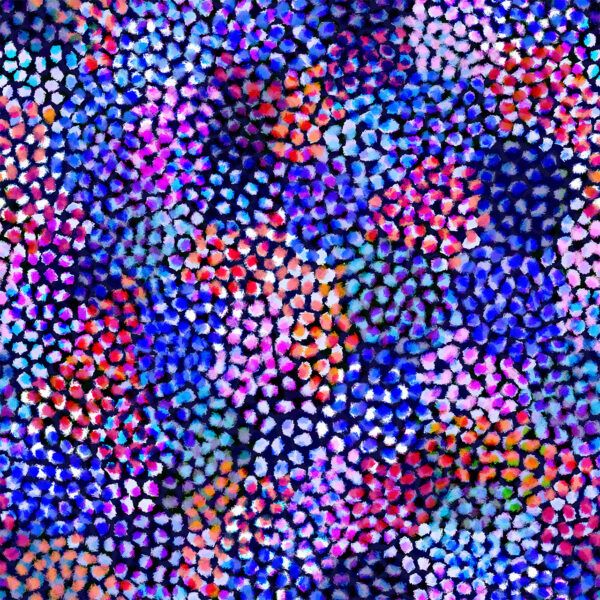 Rachel Parker Rayon Fabric Chroma Blue Spots