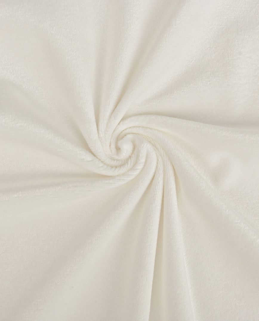 Minky Plush Fabric White