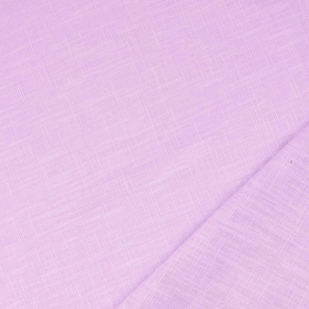 Plain Washed Linen Fabric Lilac 5025