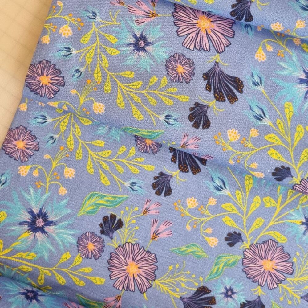 The Craft Cotton Company Cotton Fabric Dragonflies Mystic Garden