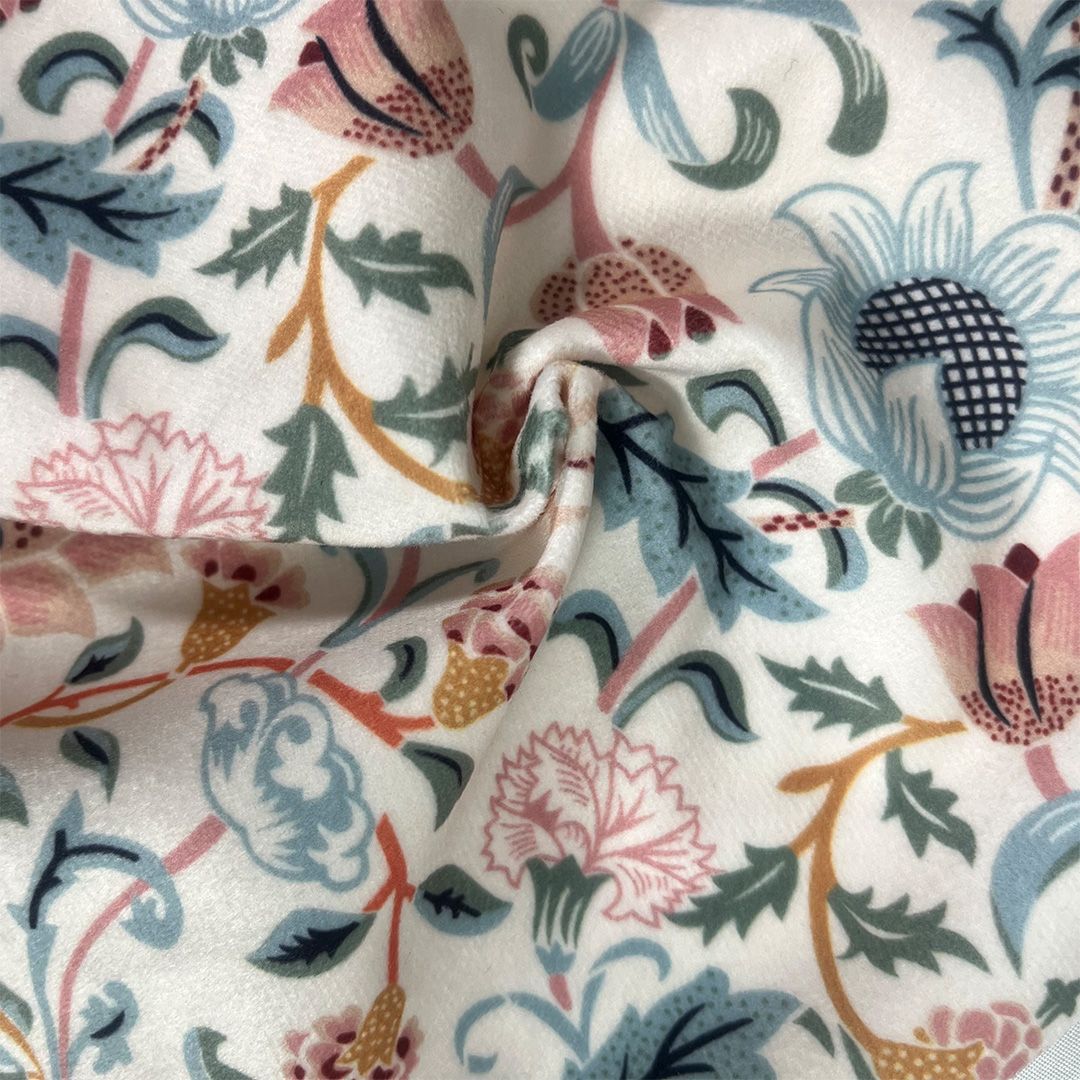 William Morris Velvet Fabric Evenlode