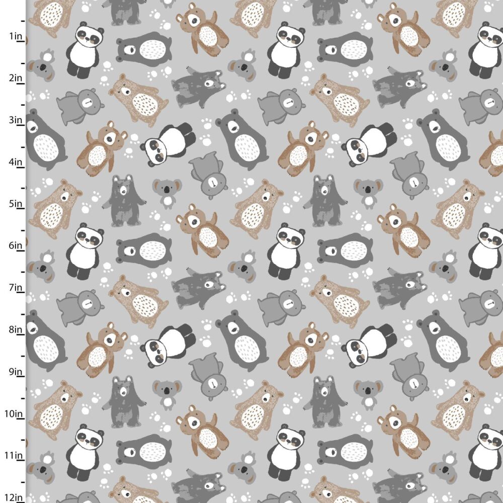3 Wishes Organic Cotton Flannel Cuddle Cubs Toss
