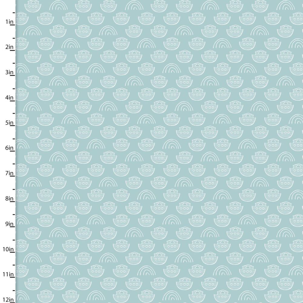 3 Wishes Organic Cotton Two By Two Allover Ark