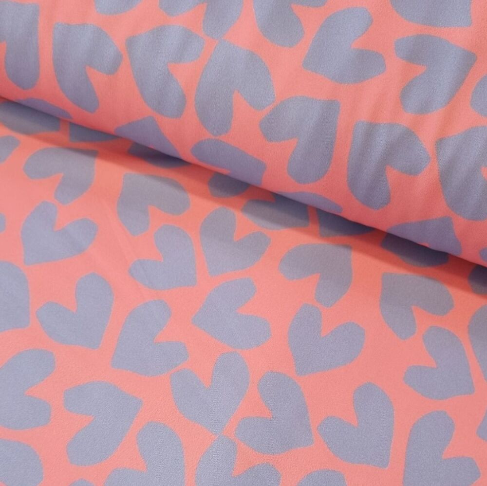 Swimwear UPF50+ Chlorinated Resistance Hearts Pink