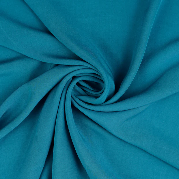 Plain Viscose Fabric Petrol 5038