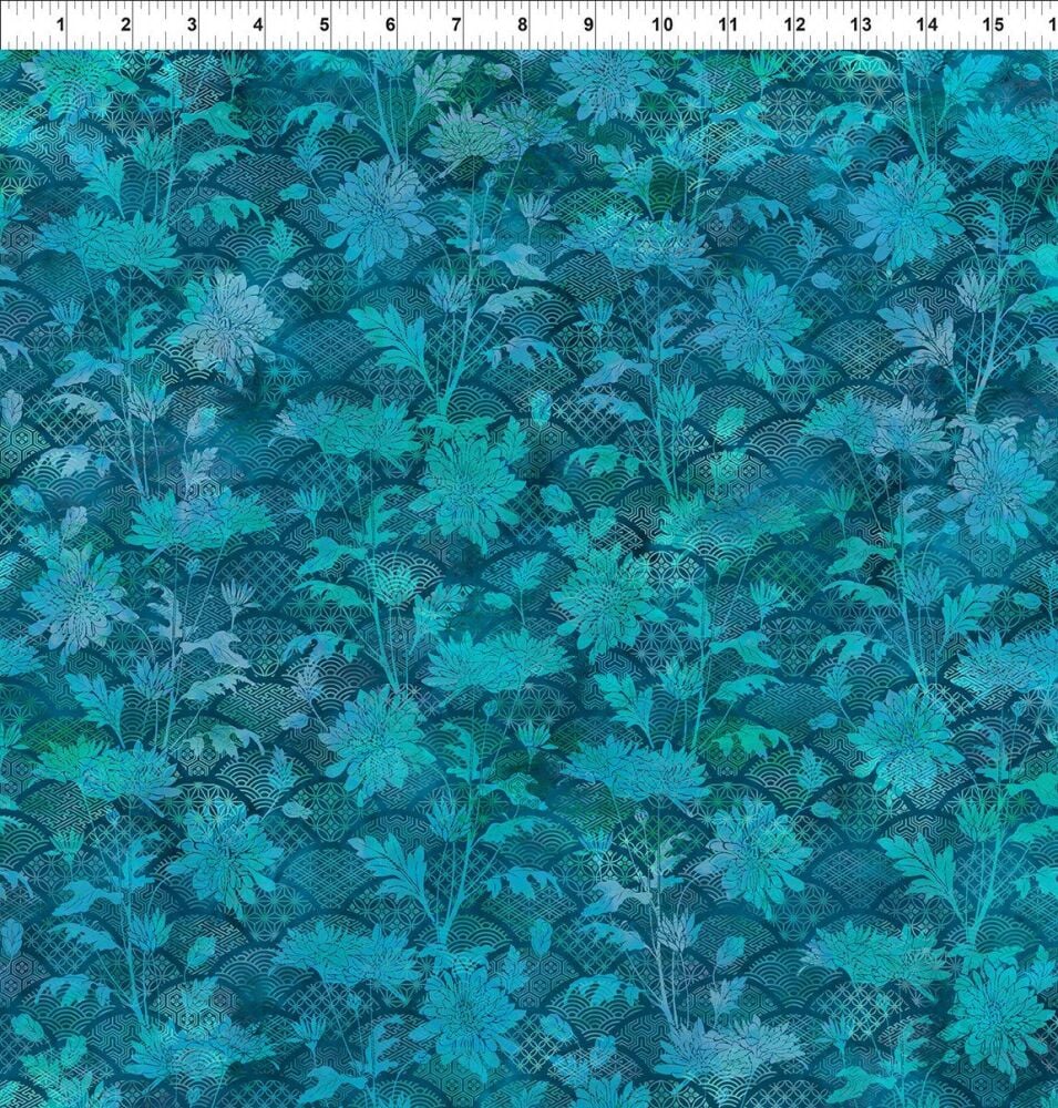 In The Beginning Fabrics - Cotton - Oriental Garden 4OG-2