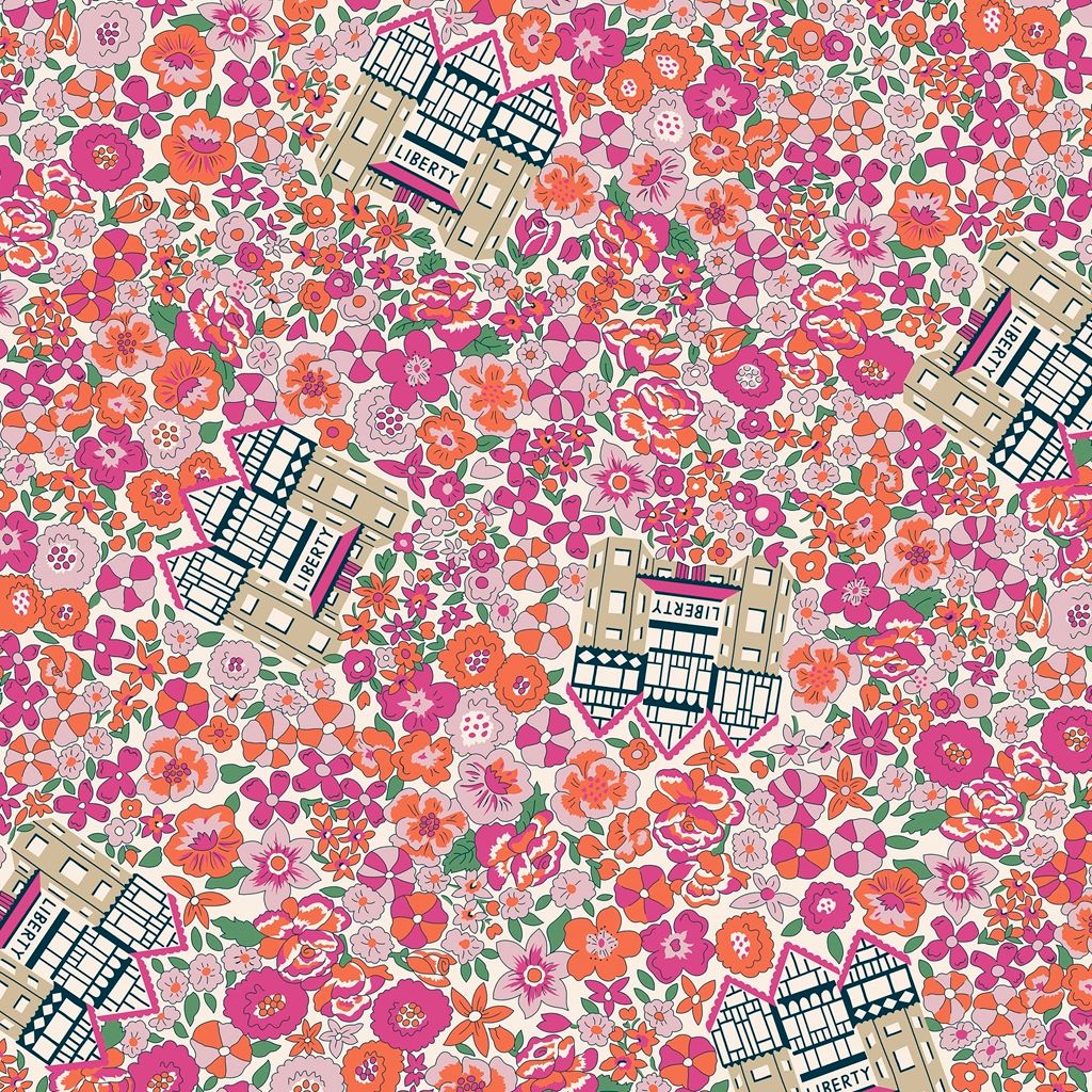 PRE-ORDER Liberty Fabric Flower Shop Liberty In Bloom 414A