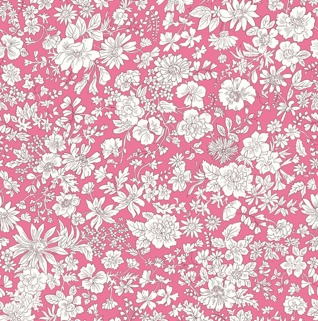 Liberty Fabric Emily Belle Bright Pink