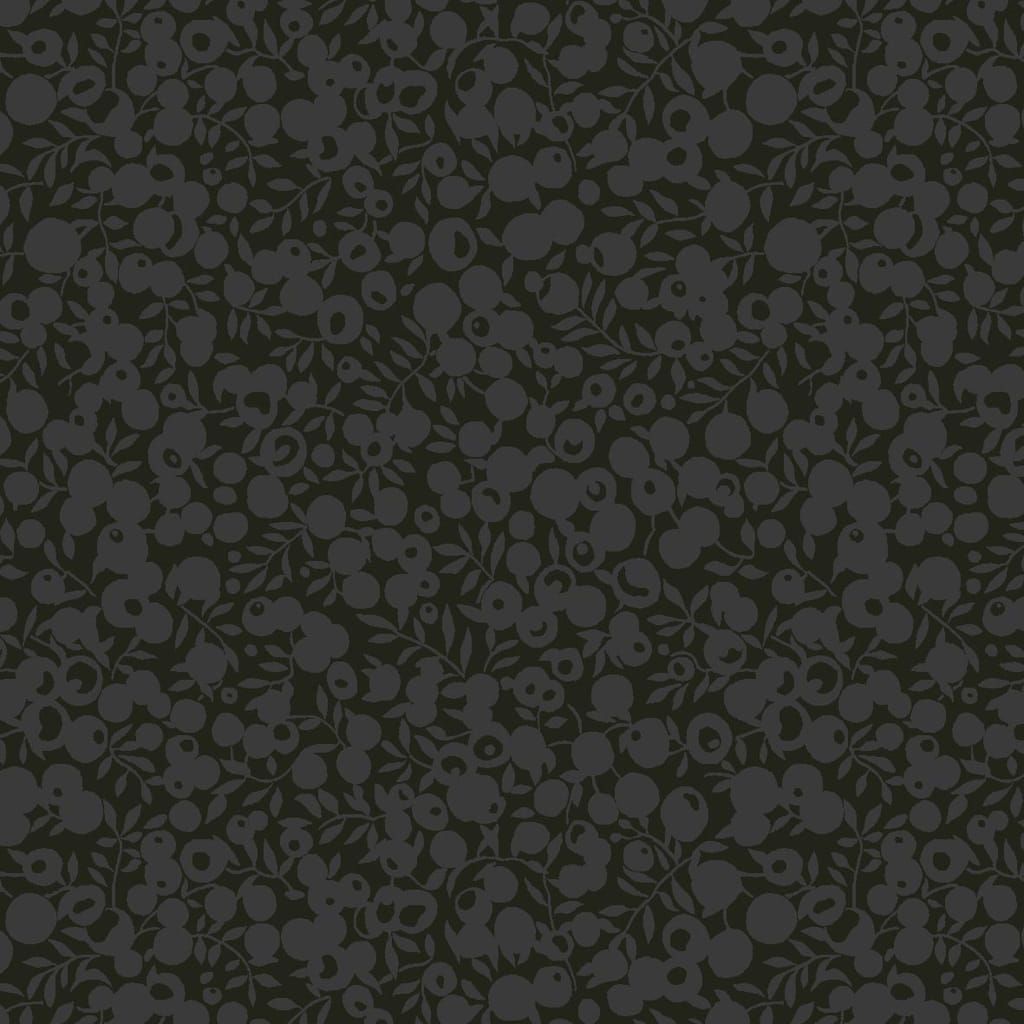 Liberty Fabric Wiltshire Shadow Black