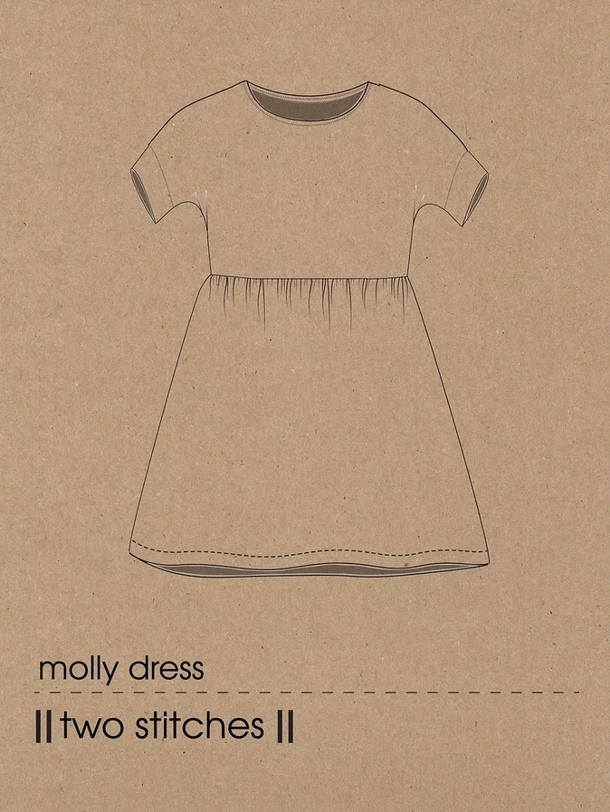 Two Stitches Children's Sewing Pattern Molly Dress