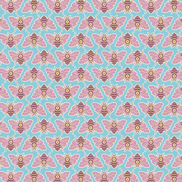 Paintbrush Studio Bear In Bloom Bumblebee Pink/Blue