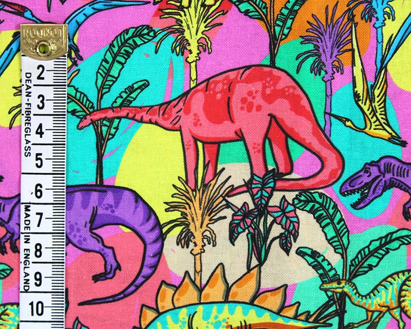 Little Johnny Digital Cotton Dinosaur Pink