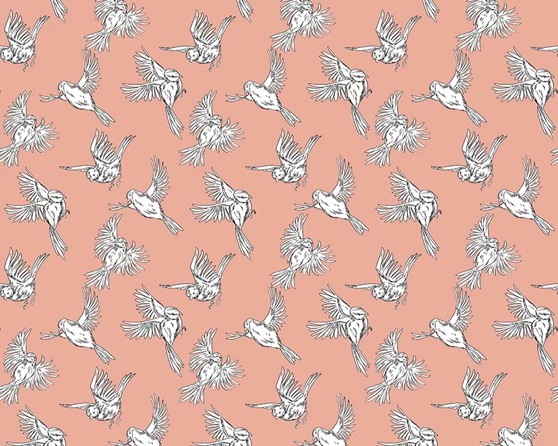 PEACHSKIN FLYING SPARROW DUSKY PINK