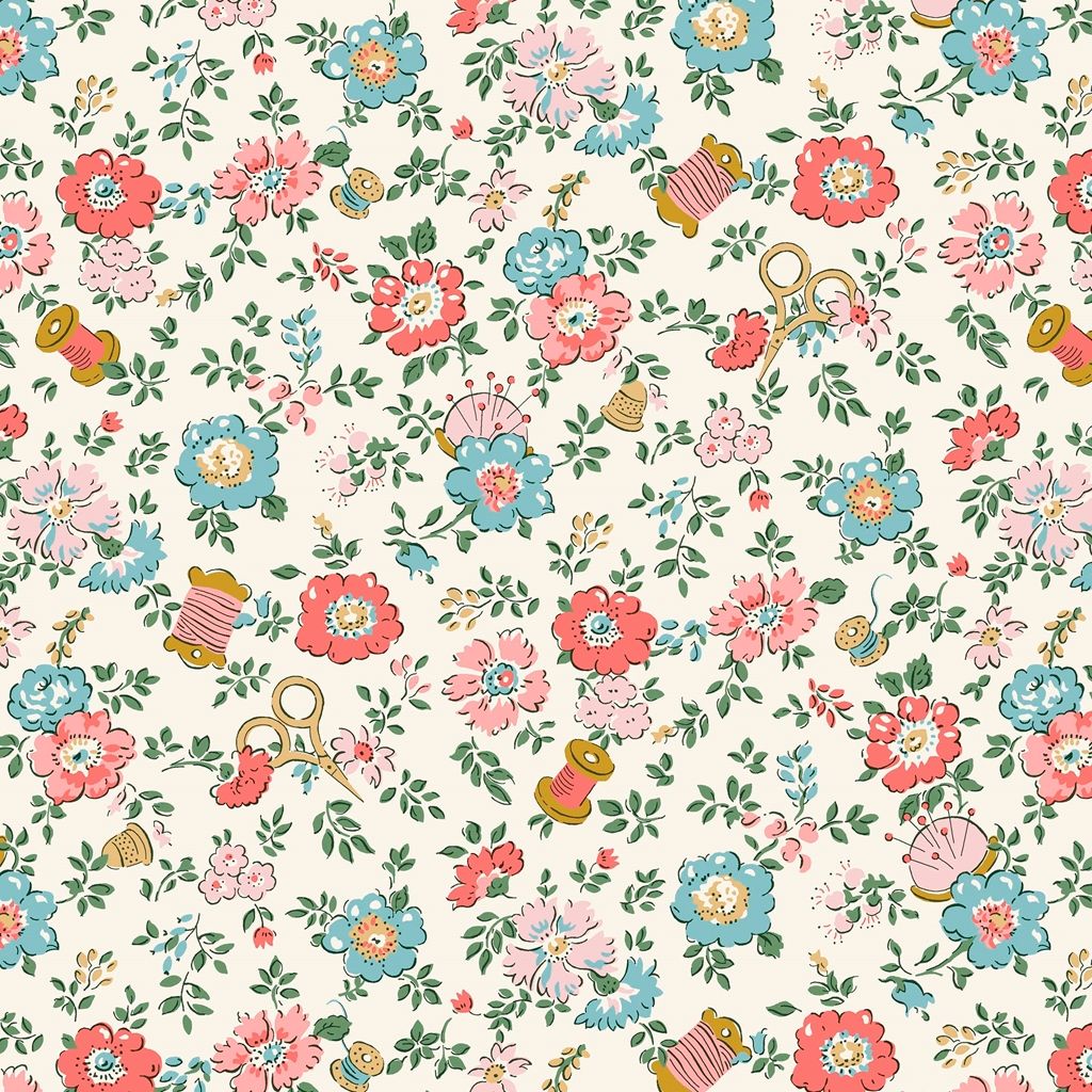 Liberty Fabric London Tudor Celebration Haberdashery Floral