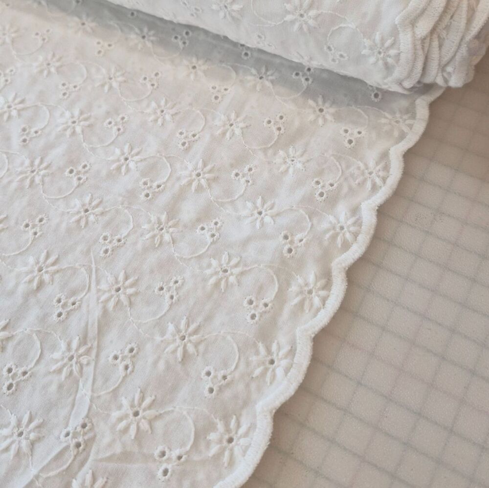 Broderie Anglaise Cotton Fabric Design 2