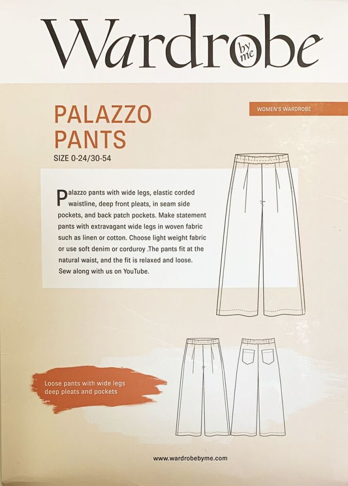 Wardrobe By Me Palazzo Pants Sewing pattern
