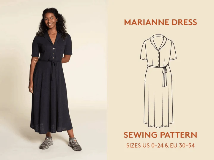 Wardrobe By Me Marianne Dress Sewing Pattern