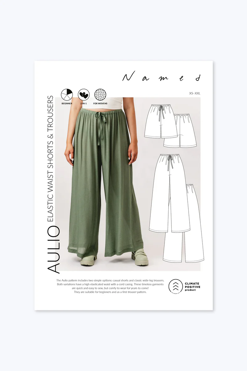 AULIO Elastic Waist Shorts & Trousers Named