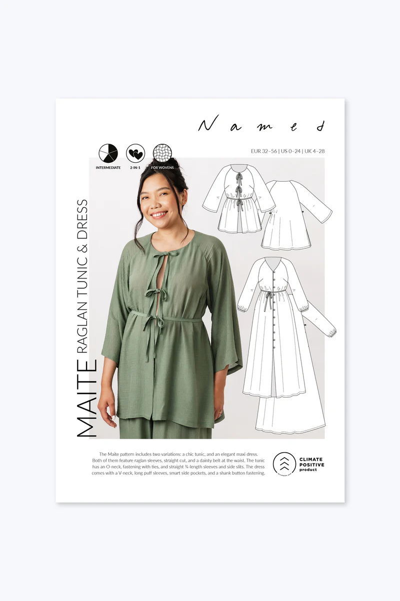 Maite Raglan Tunic & Dress Named