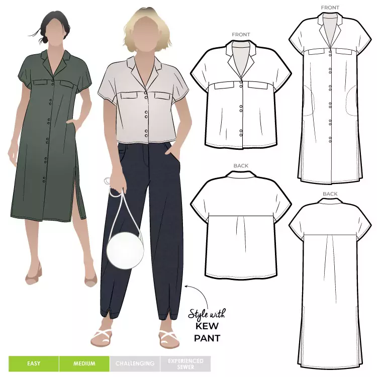 Monty Shirt and Dress Style Arc
