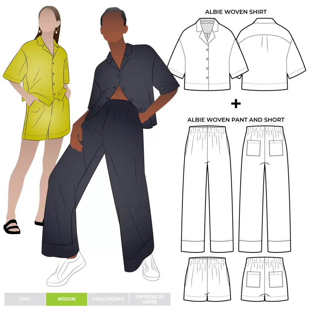 Albie Woven Pants and Shorts Style Arc
