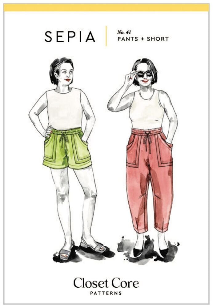 Sepia Pants and Shorts Closet Core Patterns