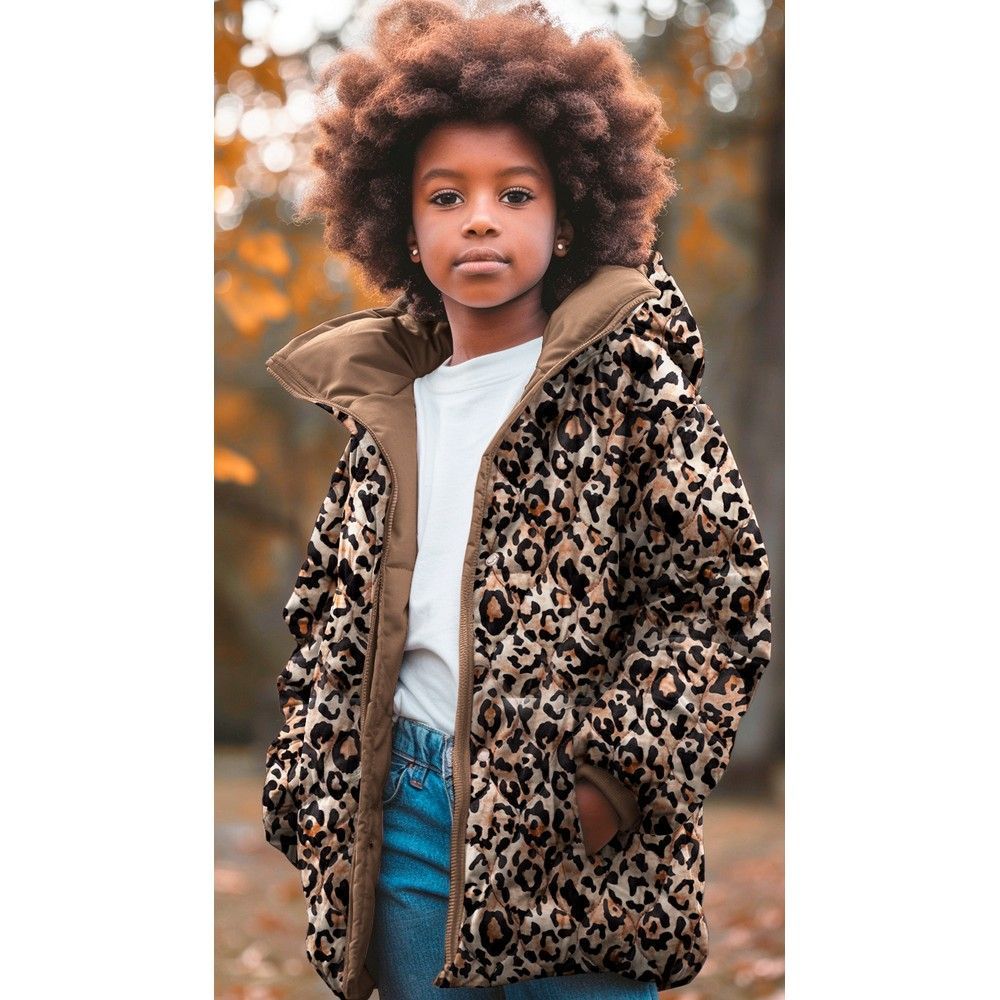 Velvet Quilted Fabric Animal Print