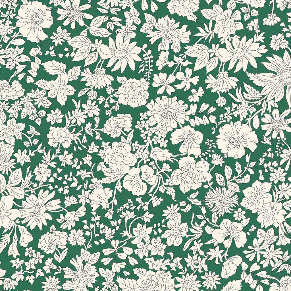 Liberty Fabric Emily Belle Evergreen