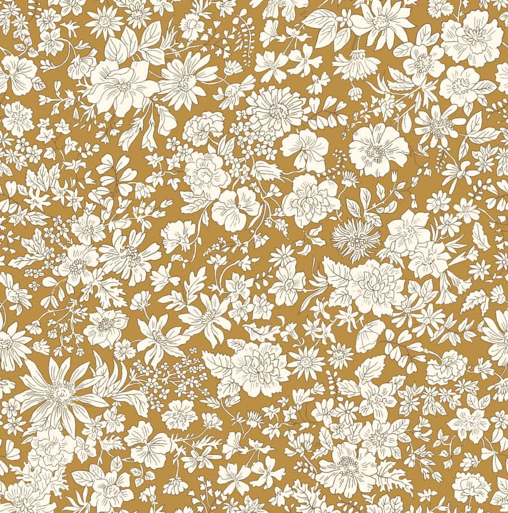 Liberty Fabric Emily Belle Golden Ochre