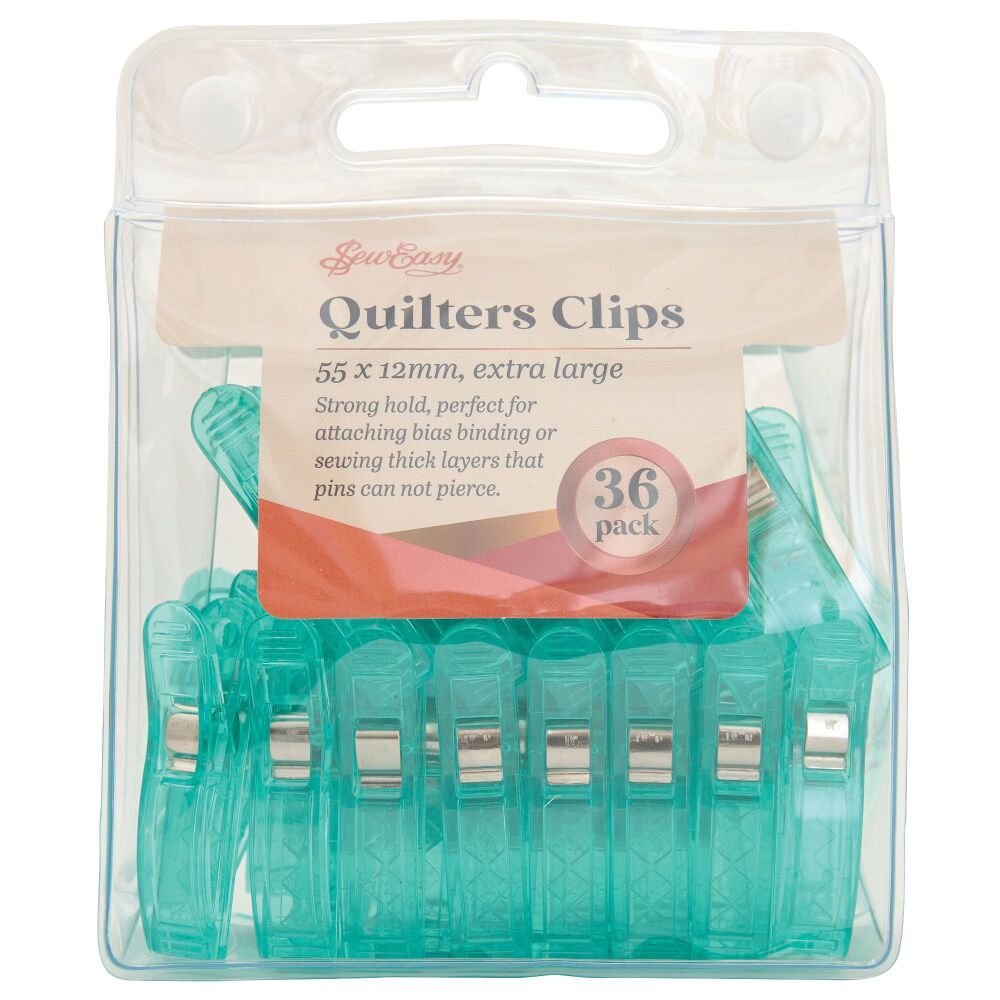 Quilters Clips: Extra Large: 36 Pieces