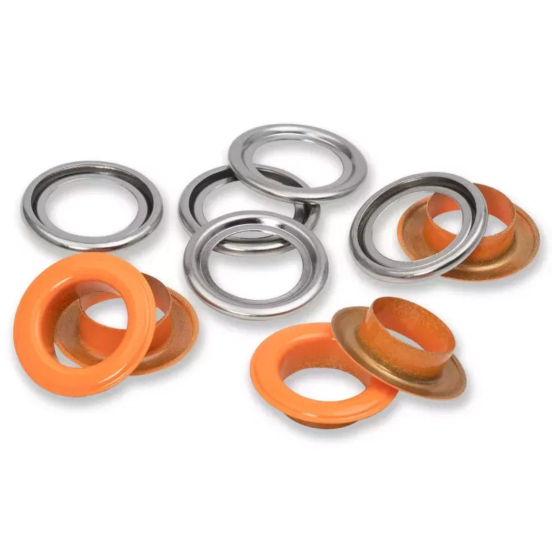 14.0 mm Prym Eyelets and washers Orange 20 piece