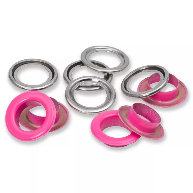 14.0 mm Prym Eyelets and washers Pink 20 piece