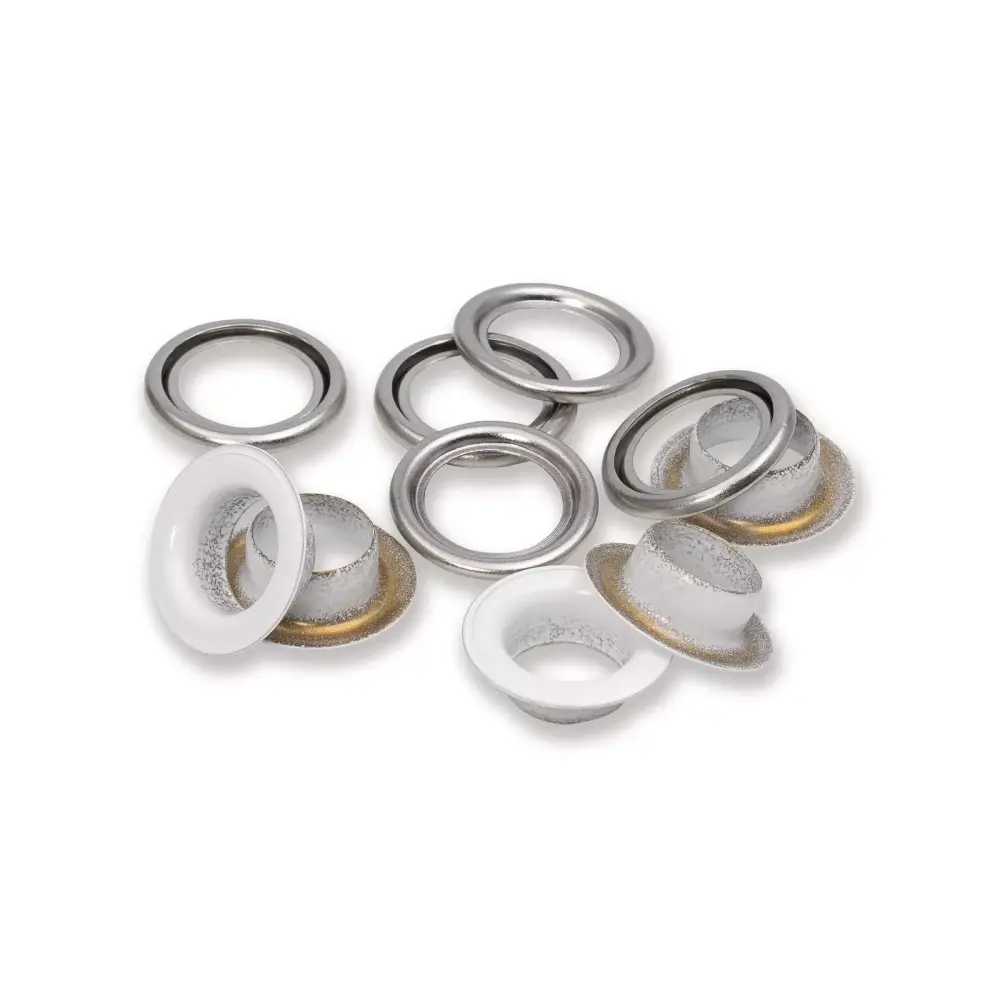 11 mm Prym Eyelets and washers White 20 piece