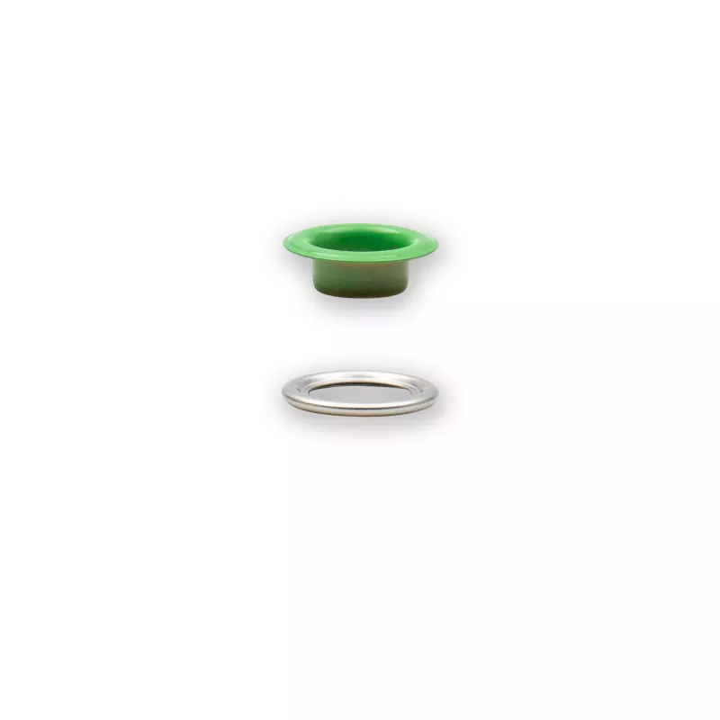 11 mm Prym Eyelets and washers Light Green 20 piece