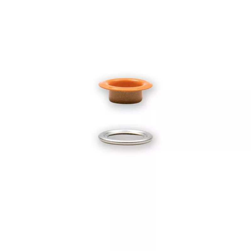 11 mm Prym Eyelets and washers Orange 20 piece
