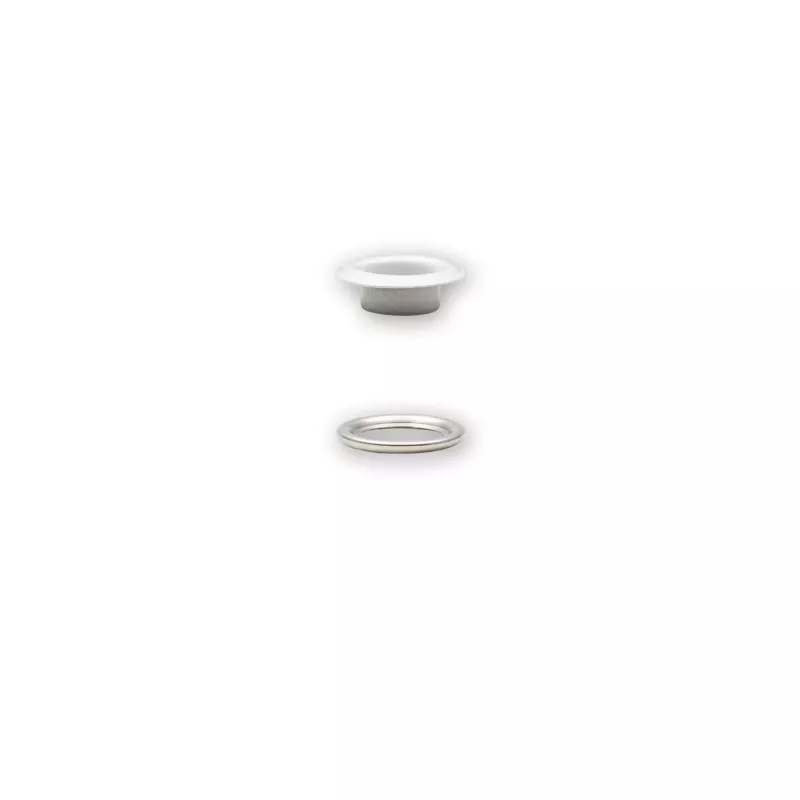 8 mm Prym Eyelets and washers White 20 piece